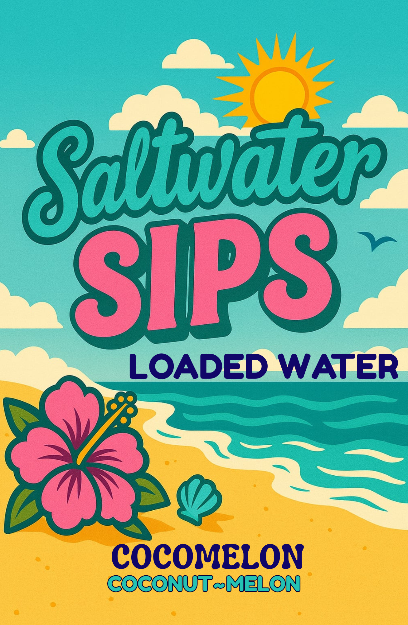 COCOMELON Loaded Tea or Loaded Water  Sugar Free Gluten Free