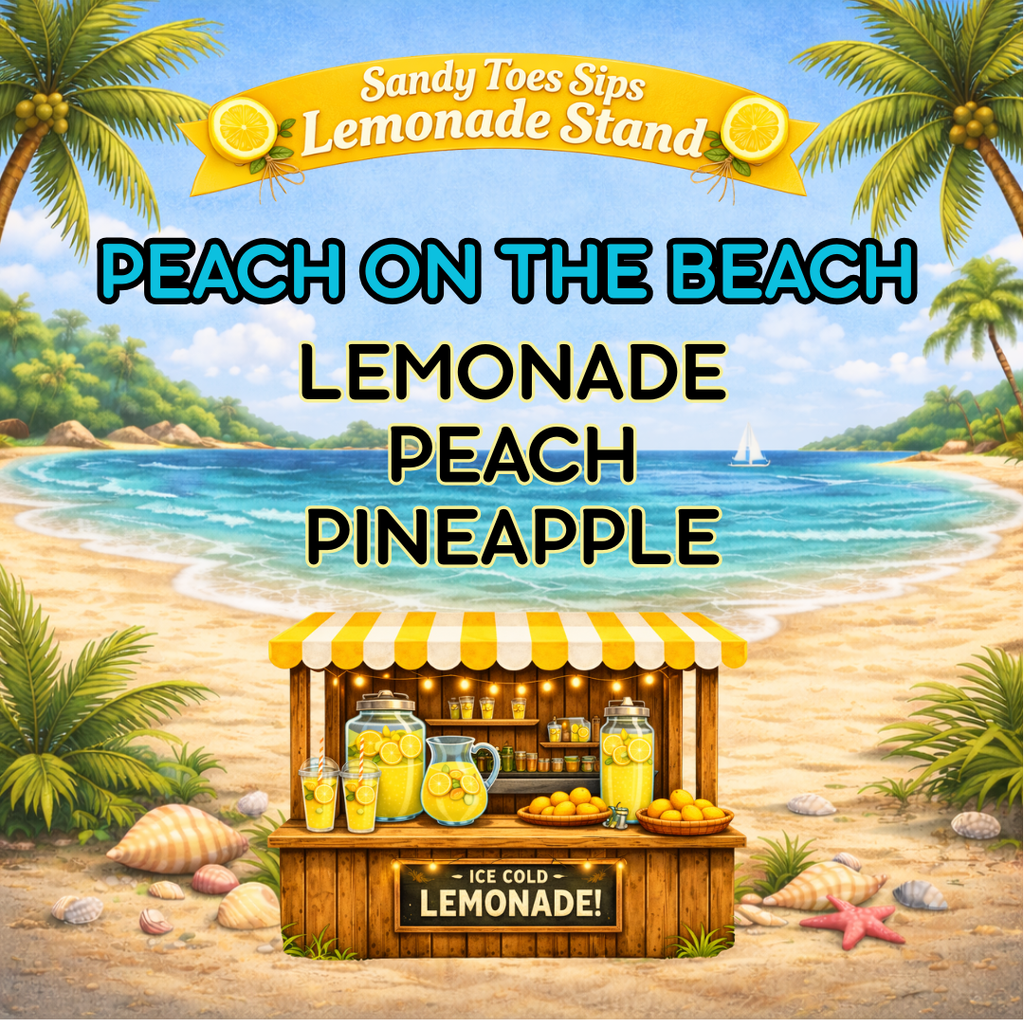 PEACH ON THE BEACH Loaded Tea or Loaded Water Sugar Free Gluten Free