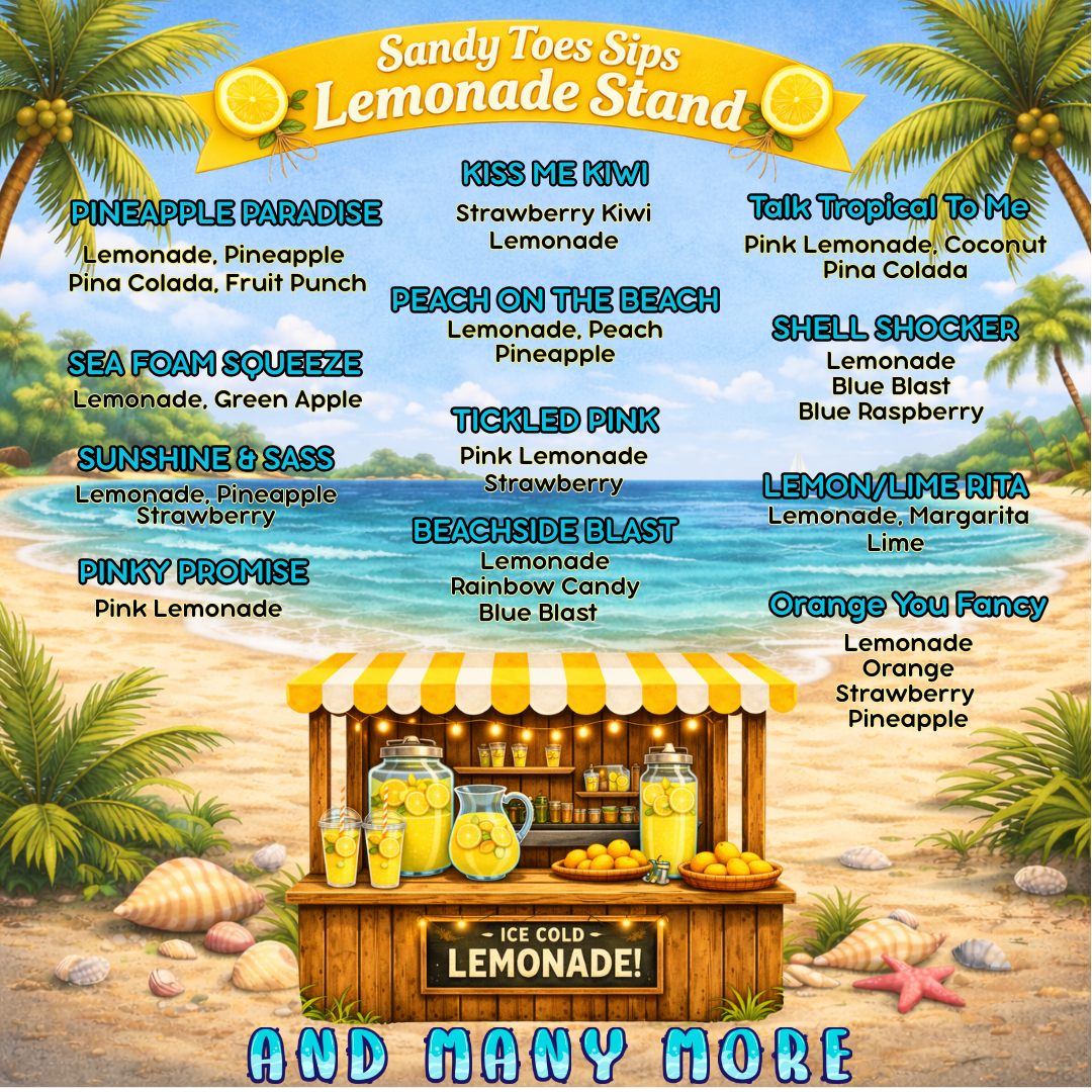 🏝️ SandyToes Sips LEMONADE BUNDLE