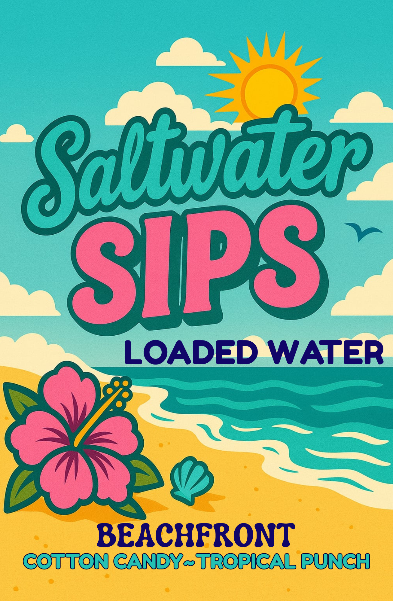 BEACHFRONT Loaded Tea or Loaded Water  Sugar Free Gluten Free