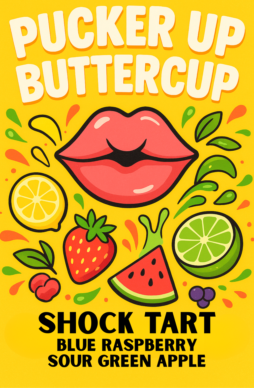 SHOCK TART Loaded Tea or Loaded Water  Sugar Free Gluten Free