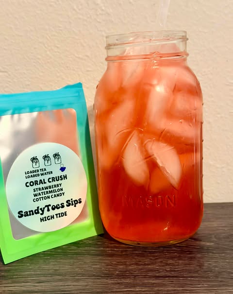 CORAL CRUSH Loaded Tea or Loaded Water  Sugar Free Gluten Free