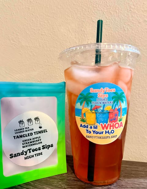 TANGLED TINSEL Loaded Tea or Loaded Water Sugar Free Gluten Free