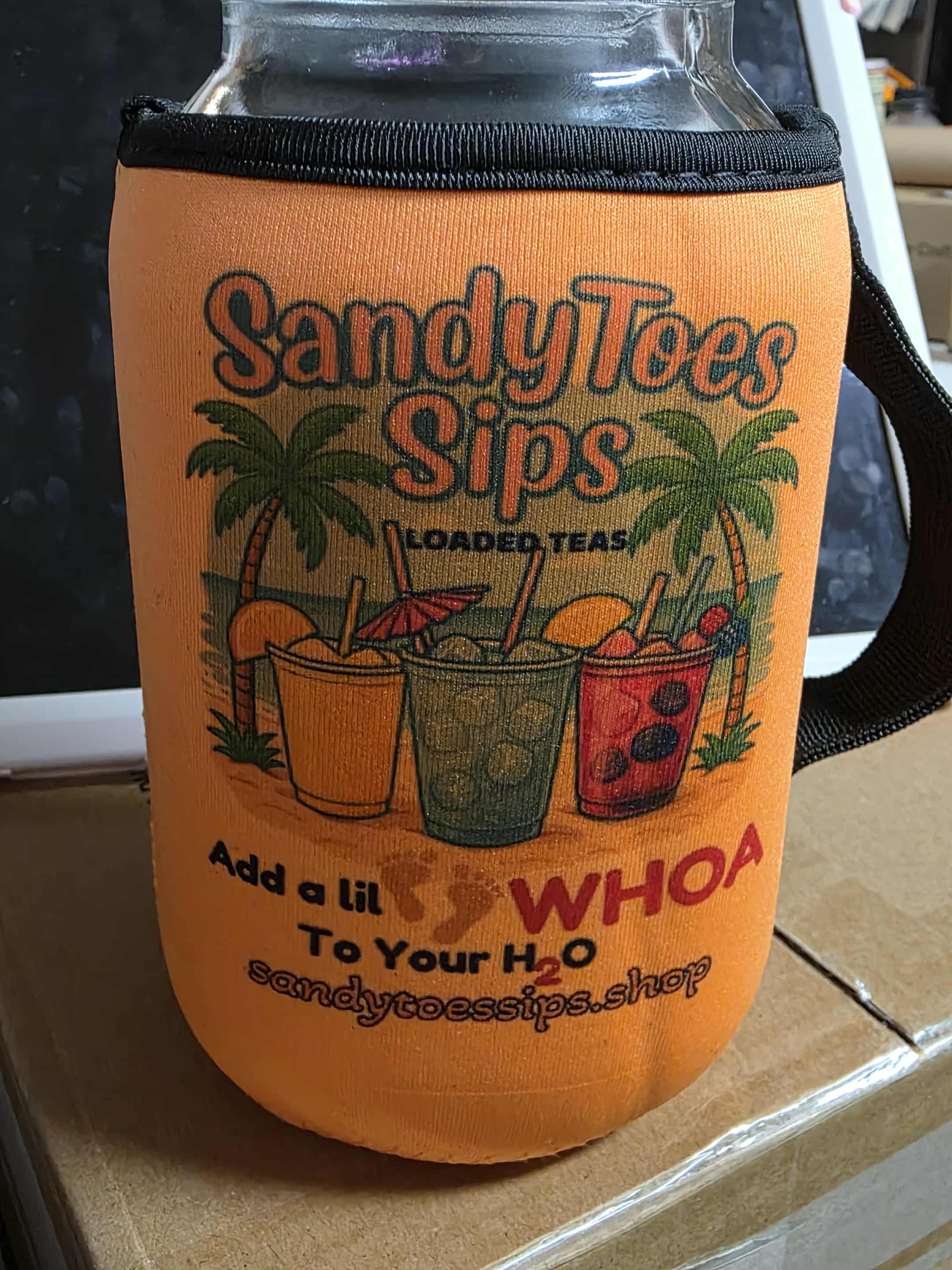 🏝️ SandyToes Sips 32oz Mason Jar Sleeves BUNDLE