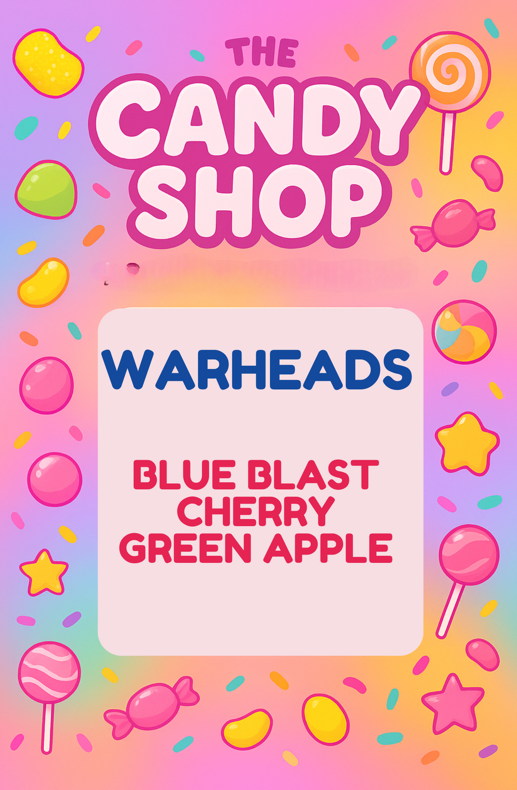 WARHEADS Loaded Tea or Loaded Water  Sugar Free Gluten Free
