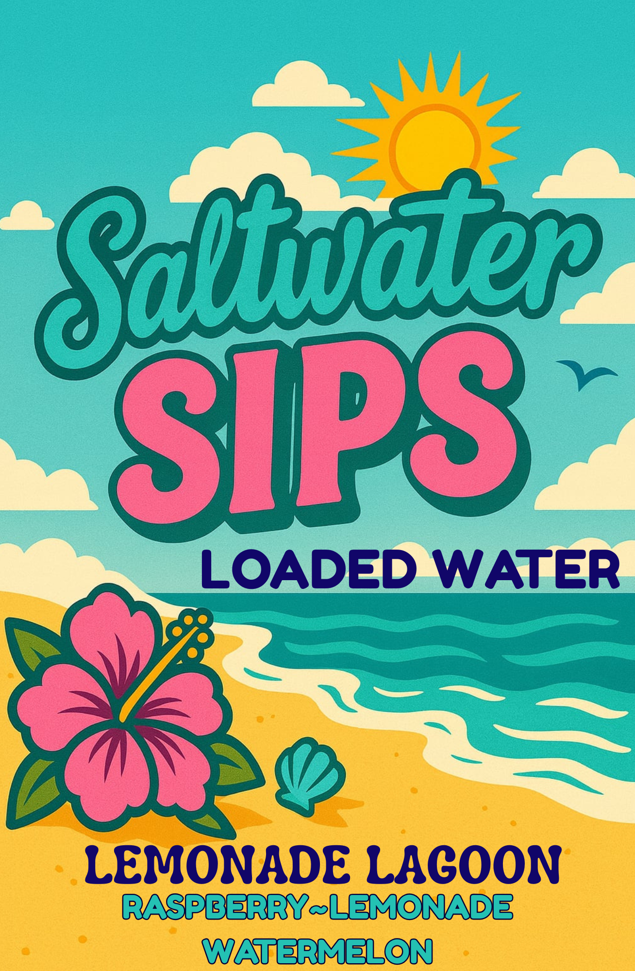 LEMONADE LAGOON Loaded Tea or Loaded Water  Sugar Free Gluten Free