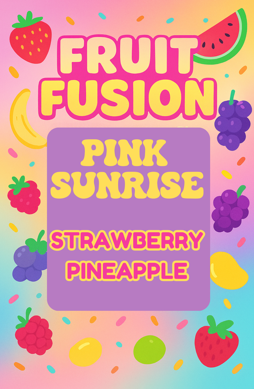 PINK SUNRISE Loaded Tea or Loaded Water  Sugar Free Gluten Free