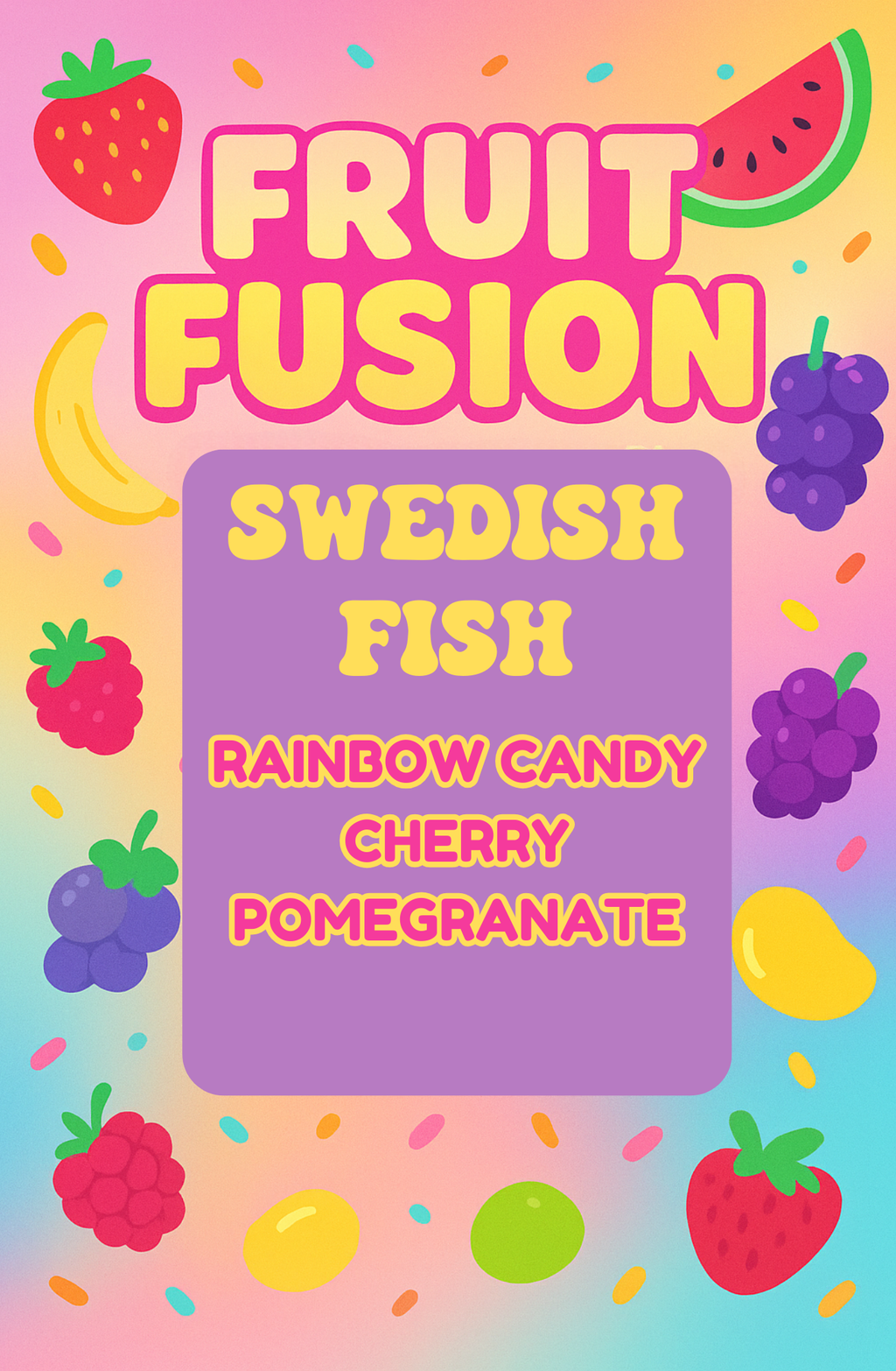SWEDISH FISH Loaded Tea or Loaded Water  Sugar Free Gluten Free