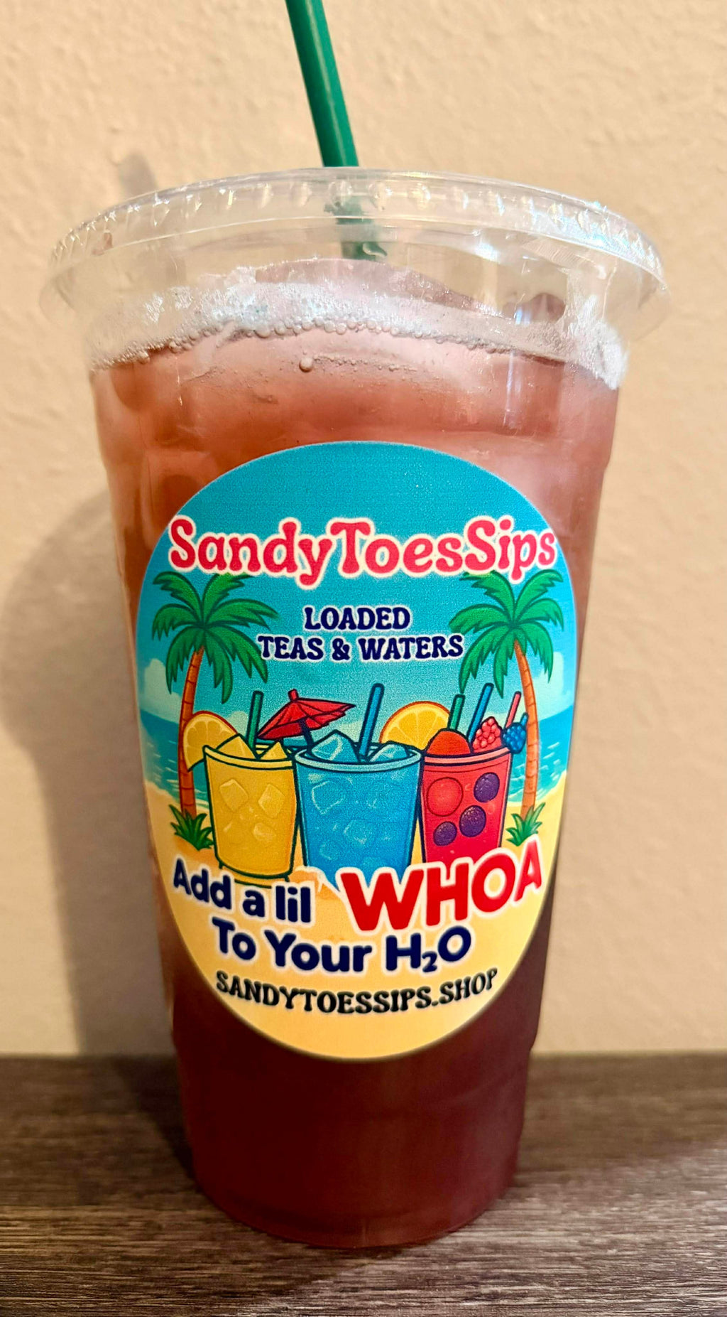 RASPBERRY STARBURST Loaded Tea or Loaded Water  Sugar Free Gluten Free