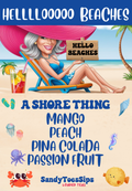 A SHORE THING Loaded Tea or Loaded Water  Sugar Free Gluten Free