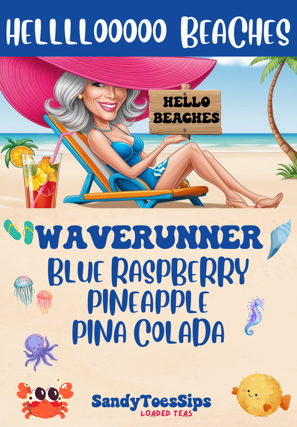 WAVERUNNER Loaded Tea or Loaded Water  Sugar Free Gluten Free