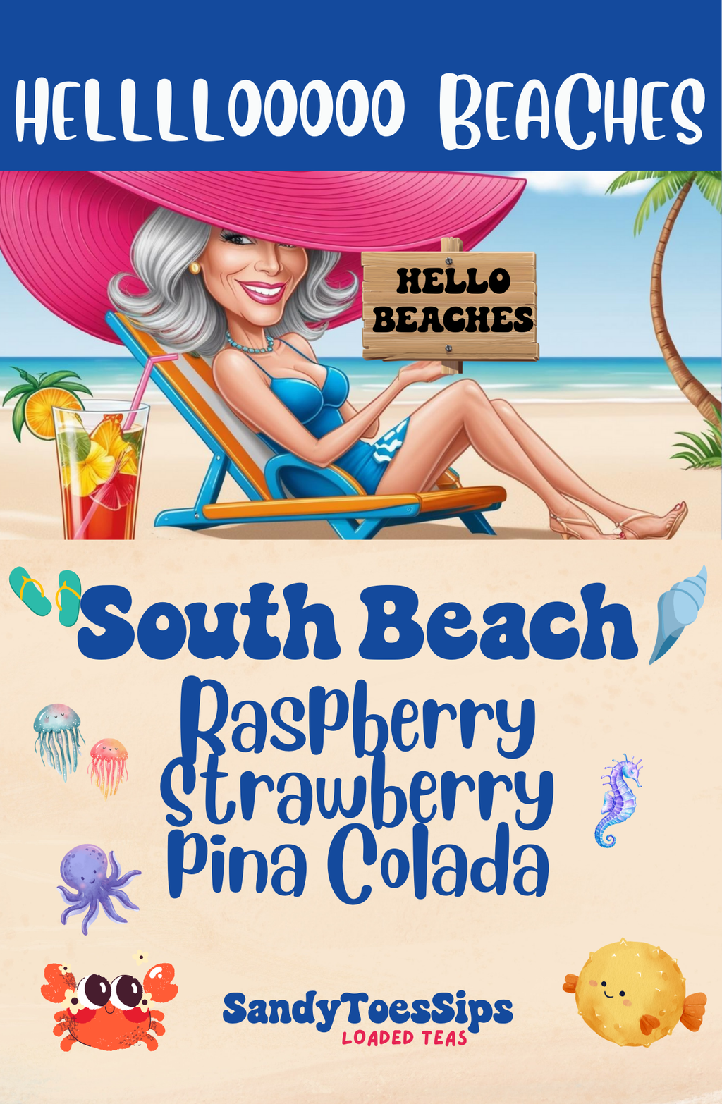 SOUTH BEACH Loaded Tea or Loaded Water  Sugar Free Gluten Free