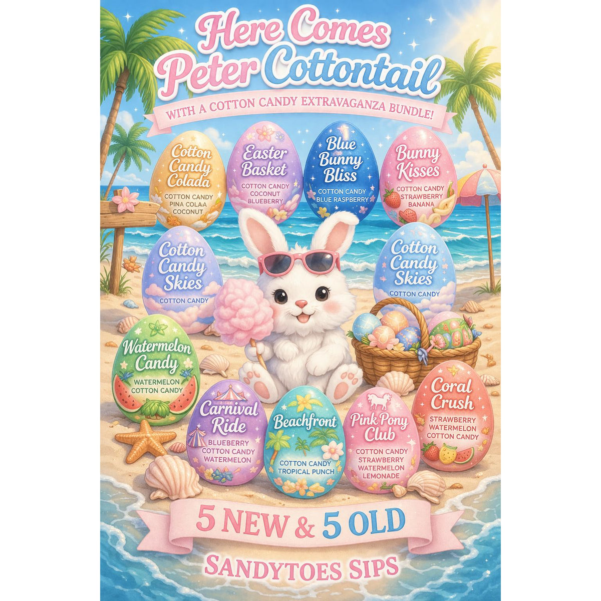 HERE COMES PETER COTTONTAIL COTTON CANDY BUNDLE