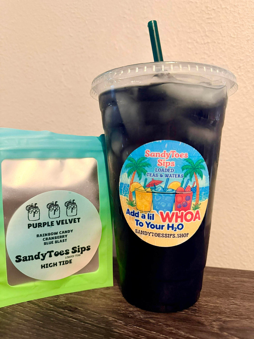 PURPLE VELVET Loaded Tea or Loaded Water  Sugar Free Gluten Free