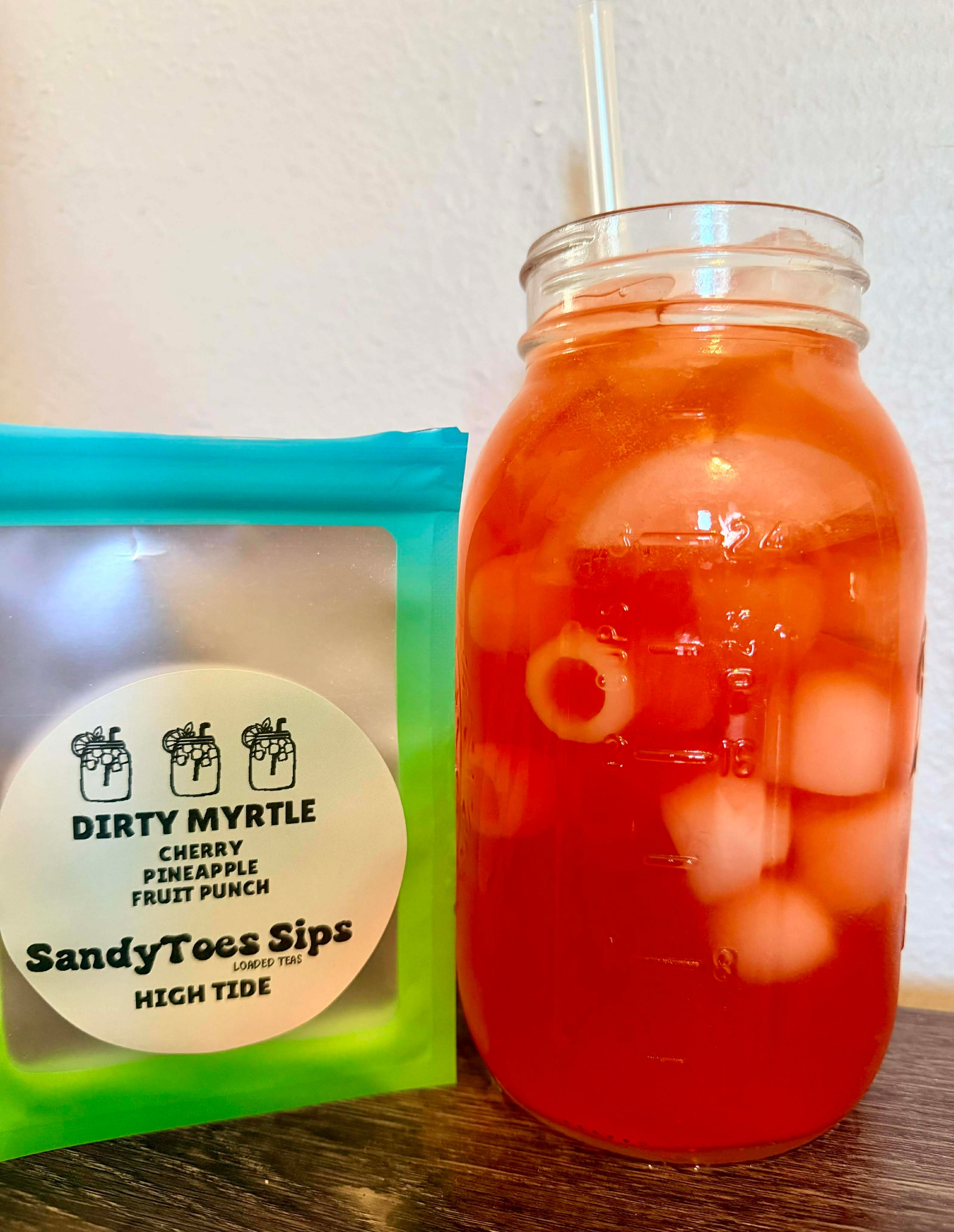 DIRTY MYRTLE Loaded Tea or Loaded Water  Sugar Free Gluten Free
