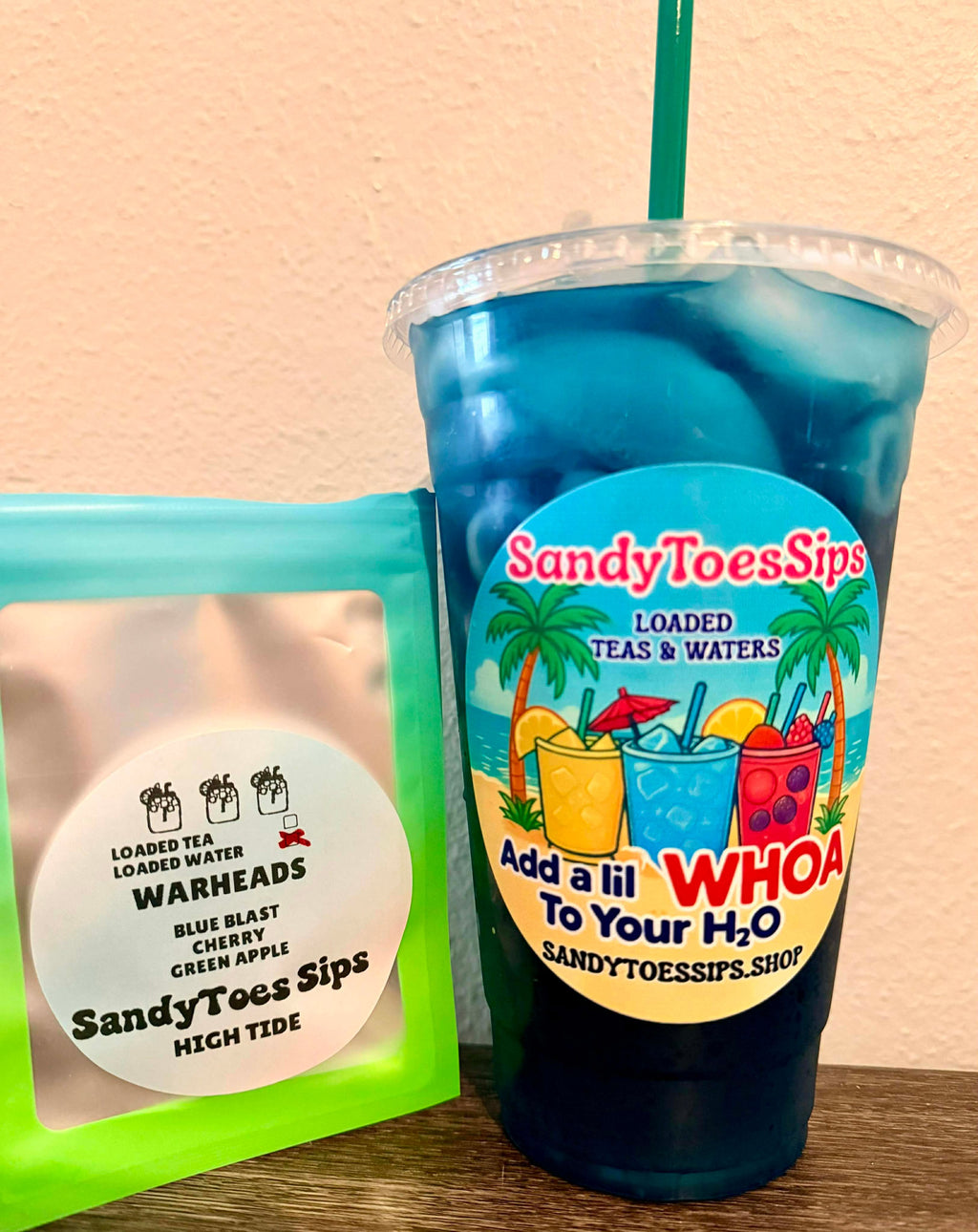 WARHEADS Loaded Tea or Loaded Water  Sugar Free Gluten Free