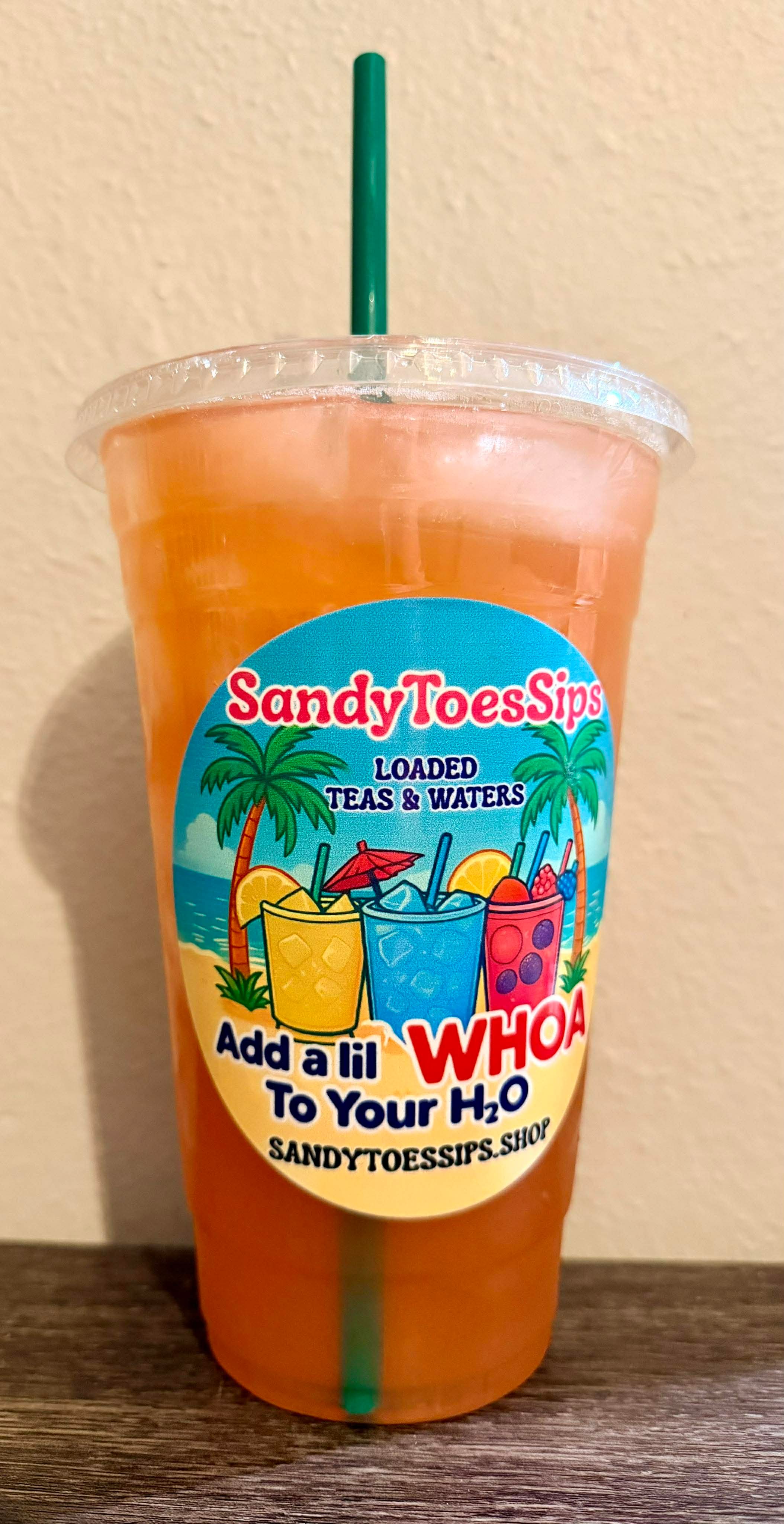 CHERRY LIME SOUR POP Loaded Tea or Loaded Water  Sugar Free Gluten Free