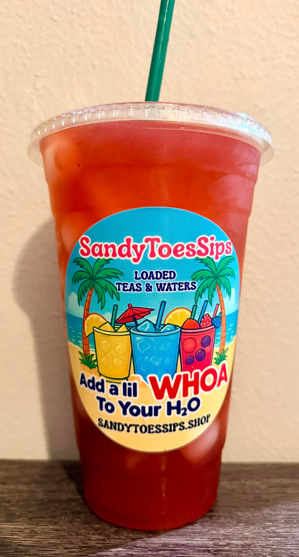 RUBY RUSH Loaded Tea or Loaded Water  Sugar Free Gluten Free