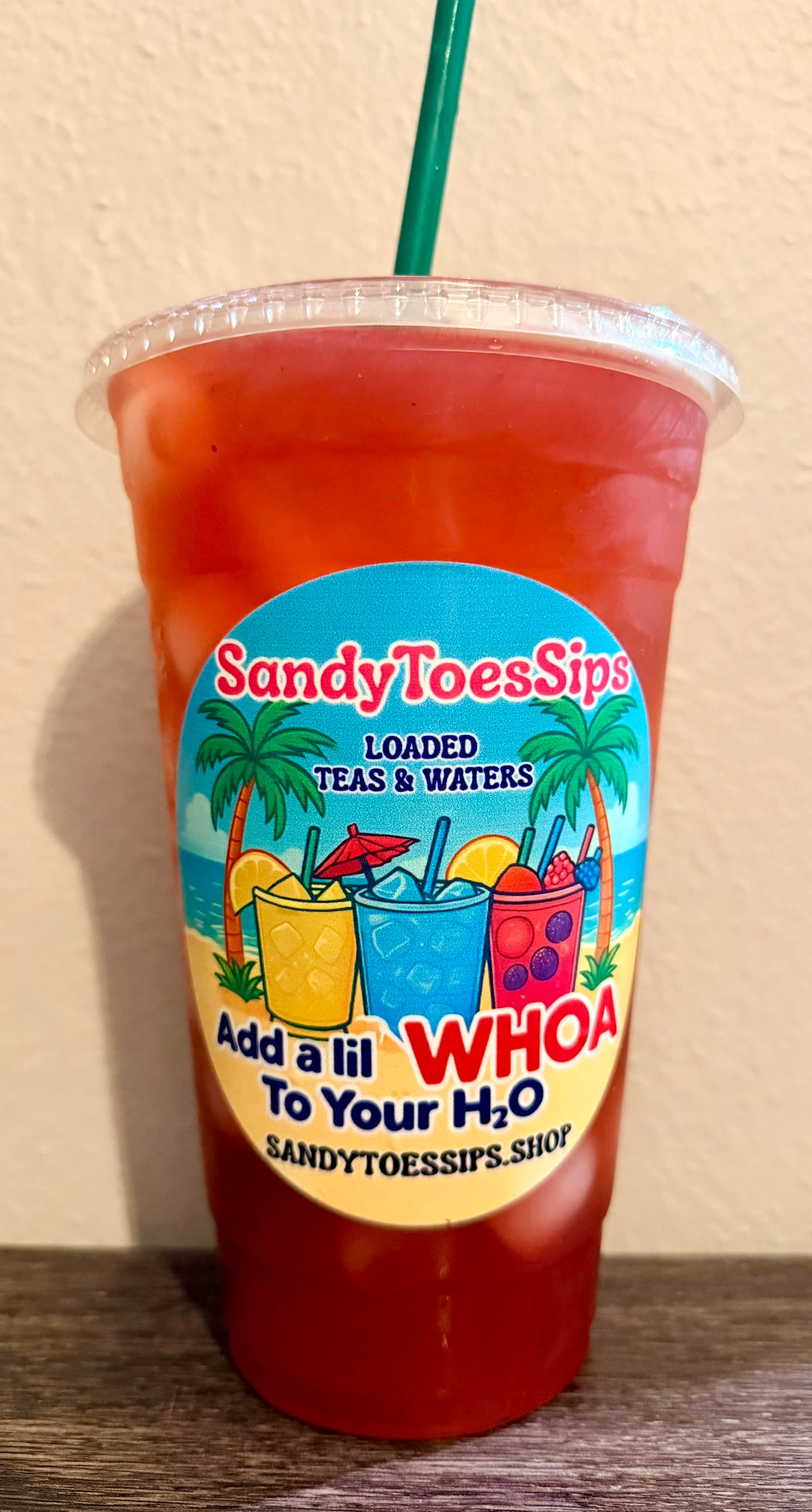 RUBY RUSH Loaded Tea or Loaded Water  Sugar Free Gluten Free