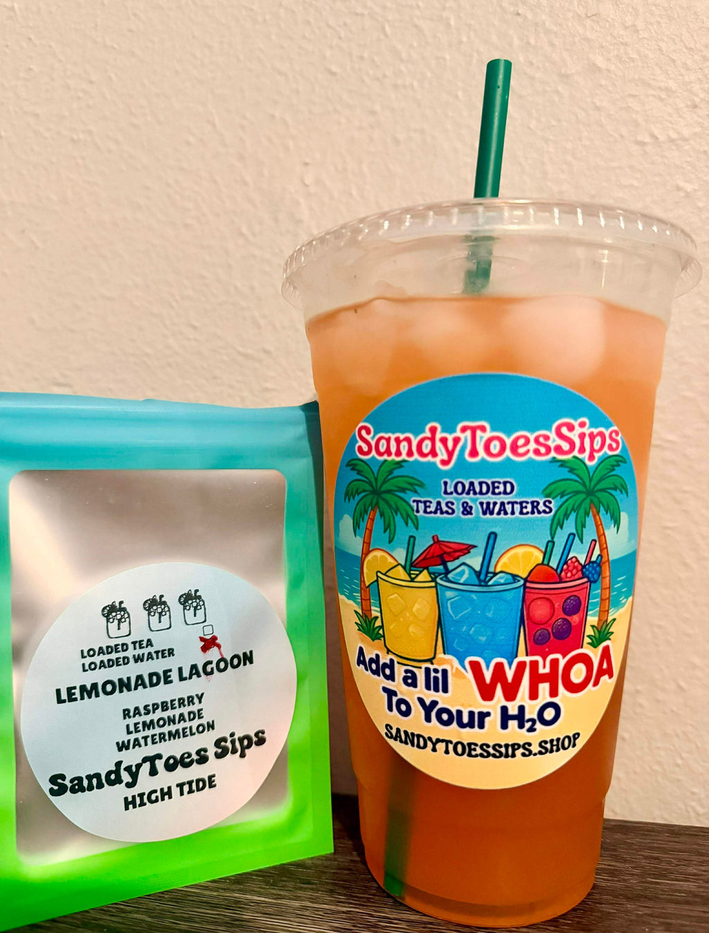 LEMONADE LAGOON Loaded Tea or Loaded Water  Sugar Free Gluten Free