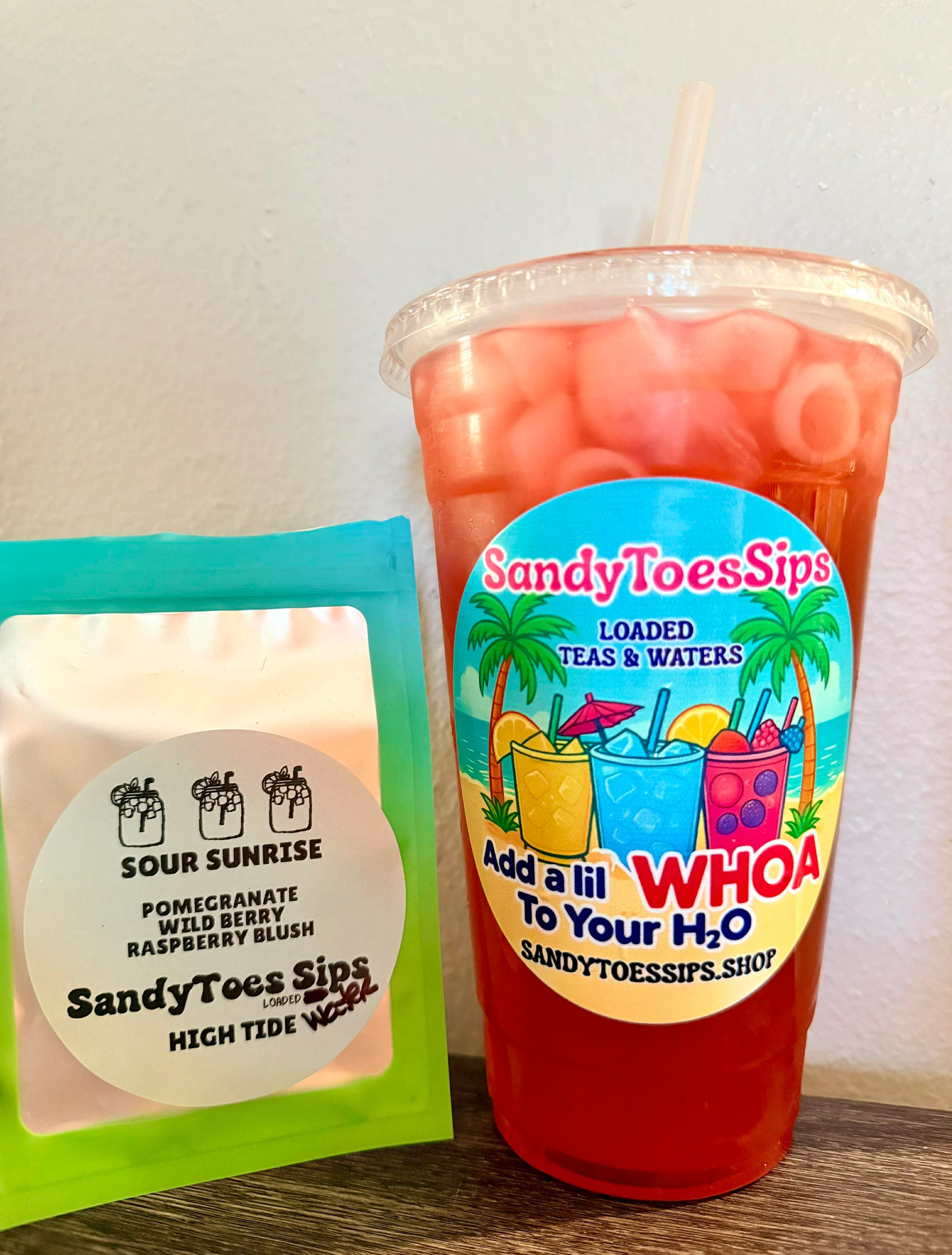 SOUR SUNRISE Loaded Tea or Loaded Water  Sugar Free Gluten Free