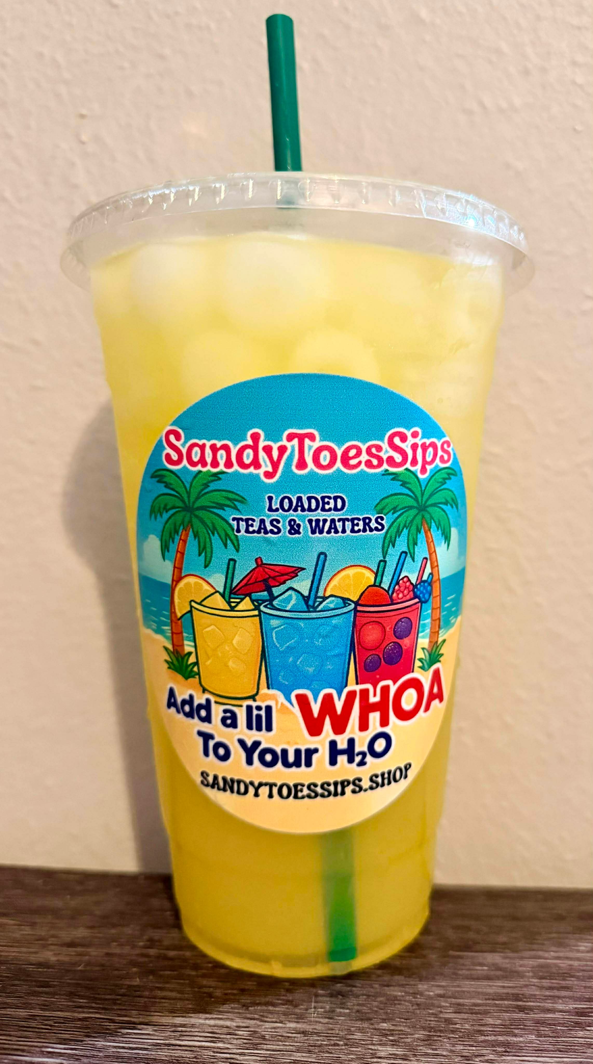 THE BEACH SHACK Loaded Tea or Loaded Water  Sugar Free Gluten Free