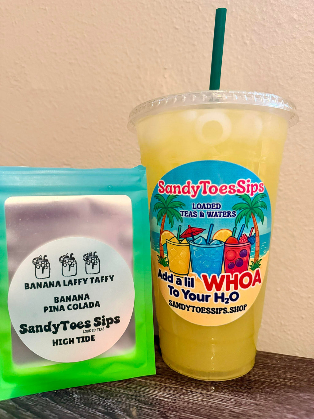 BANANA LAFFY TAFFY Loaded Tea or Loaded Water  Sugar Free Gluten Free