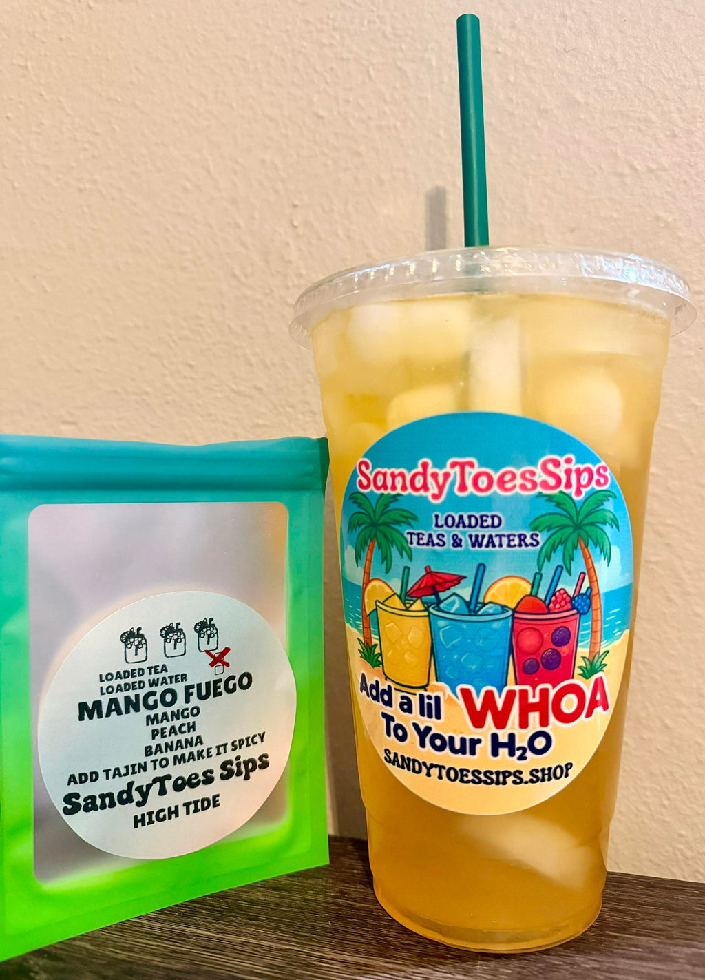 MANGO FUEGO Loaded Tea or Loaded Water  Sugar Free Gluten Free