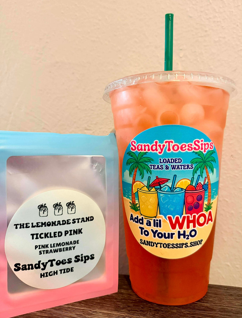 TICKLED PINK Loaded Tea or Loaded Water Sugar Free Gluten Free