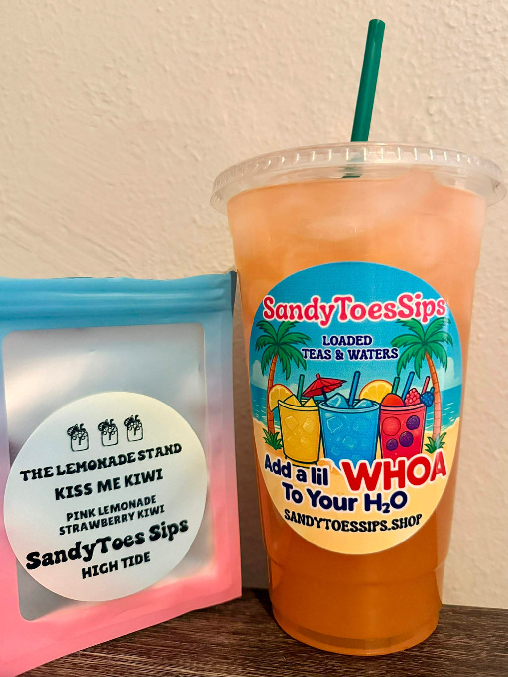 KISS ME KIWI Loaded Tea or Loaded Water Sugar Free Gluten Free