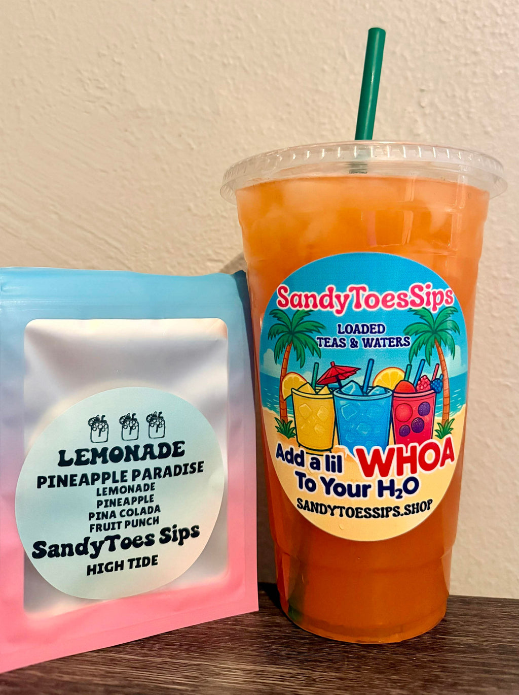 PINEAPPLE PARADISE Loaded Tea or Loaded Water Sugar Free Gluten Free