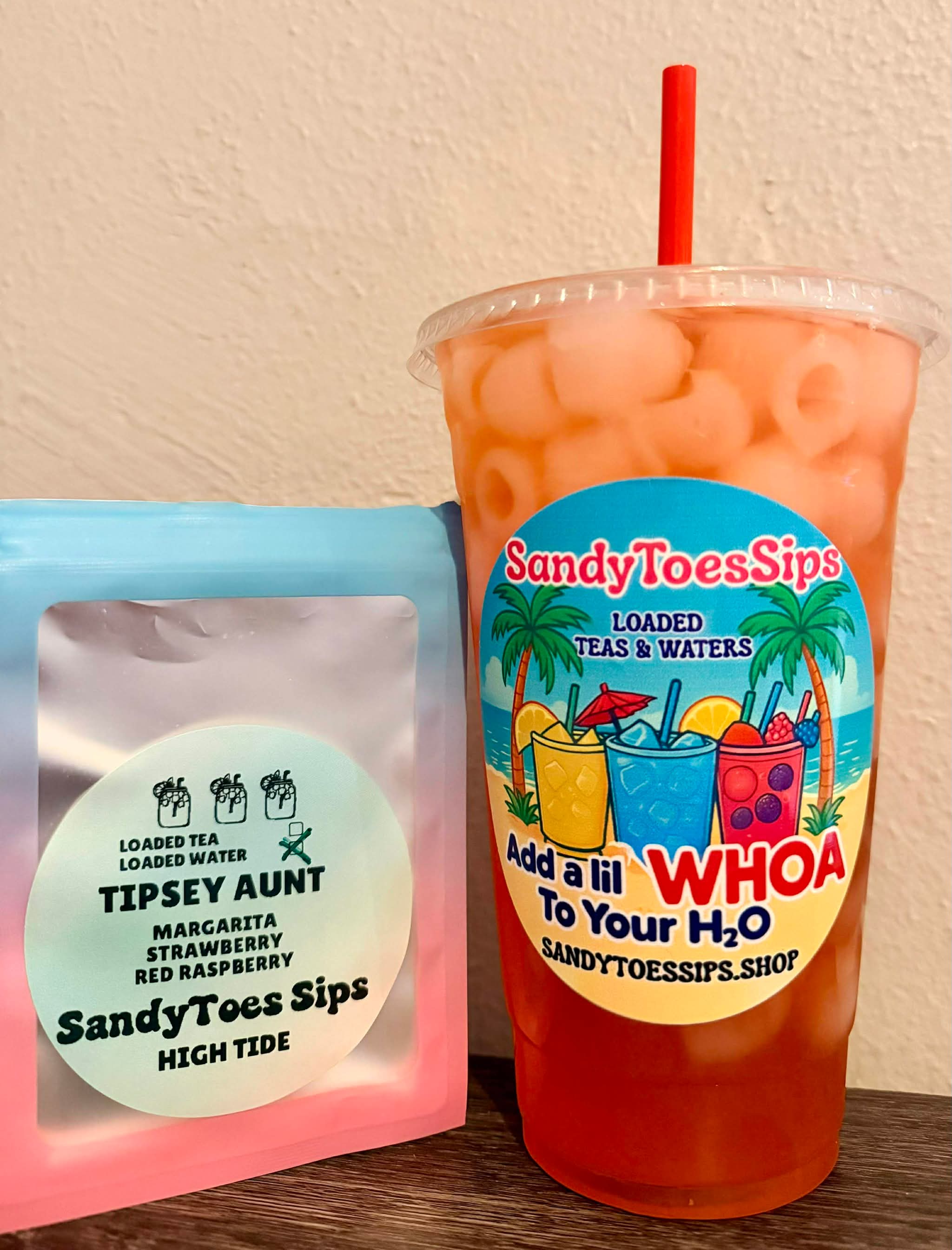 TIPSY AUNT Loaded Tea or Loaded Water Sugar Free Gluten Free