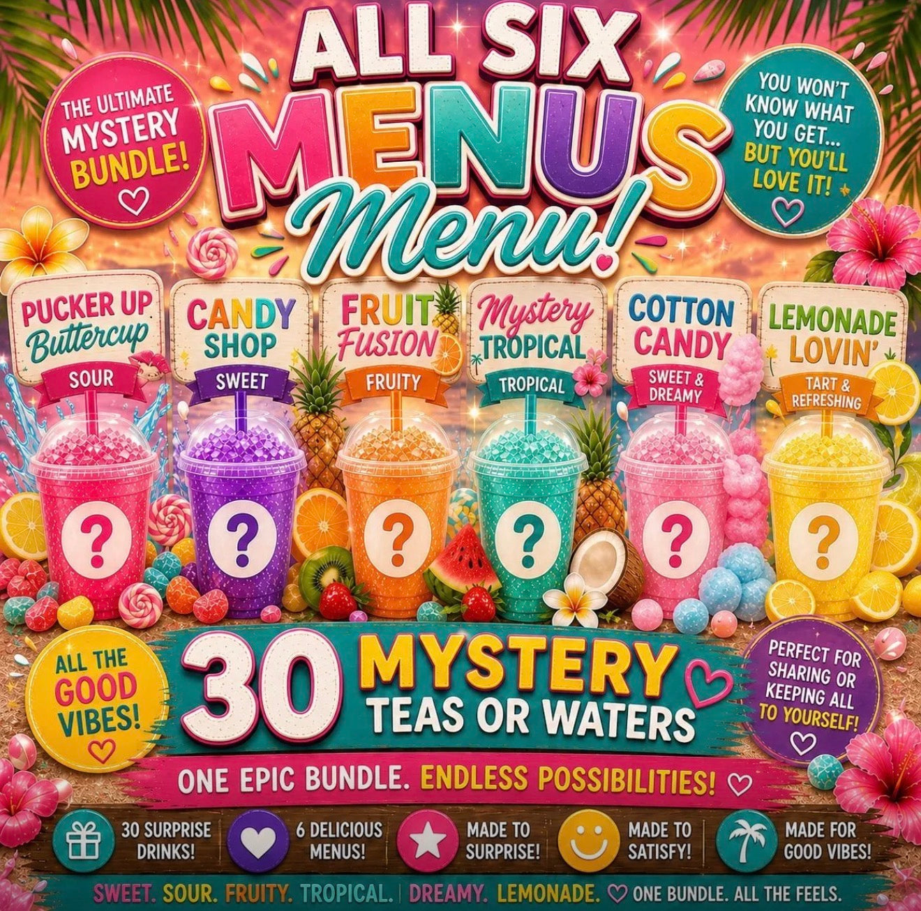 THE ULTIMATE BUNDLE..30 MYSTERY DRINKS