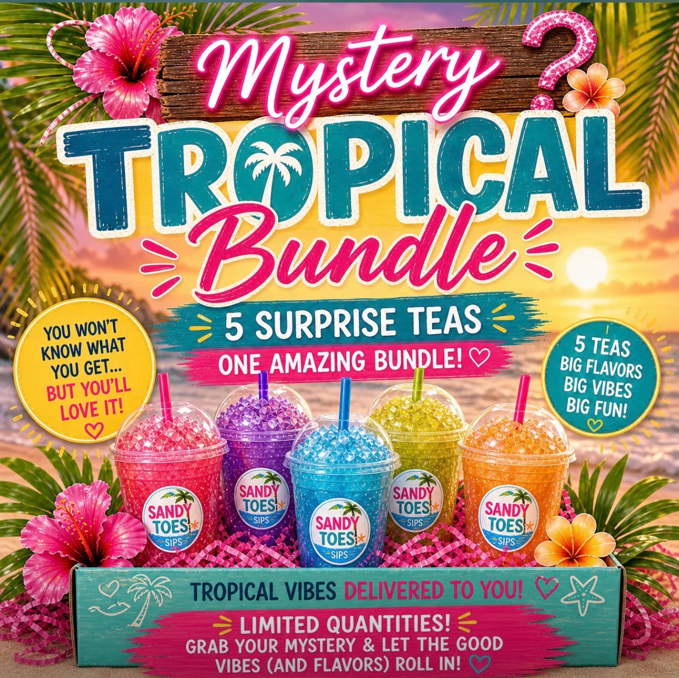 5 DRINK MYSTERY TROPICAL BUNDLE