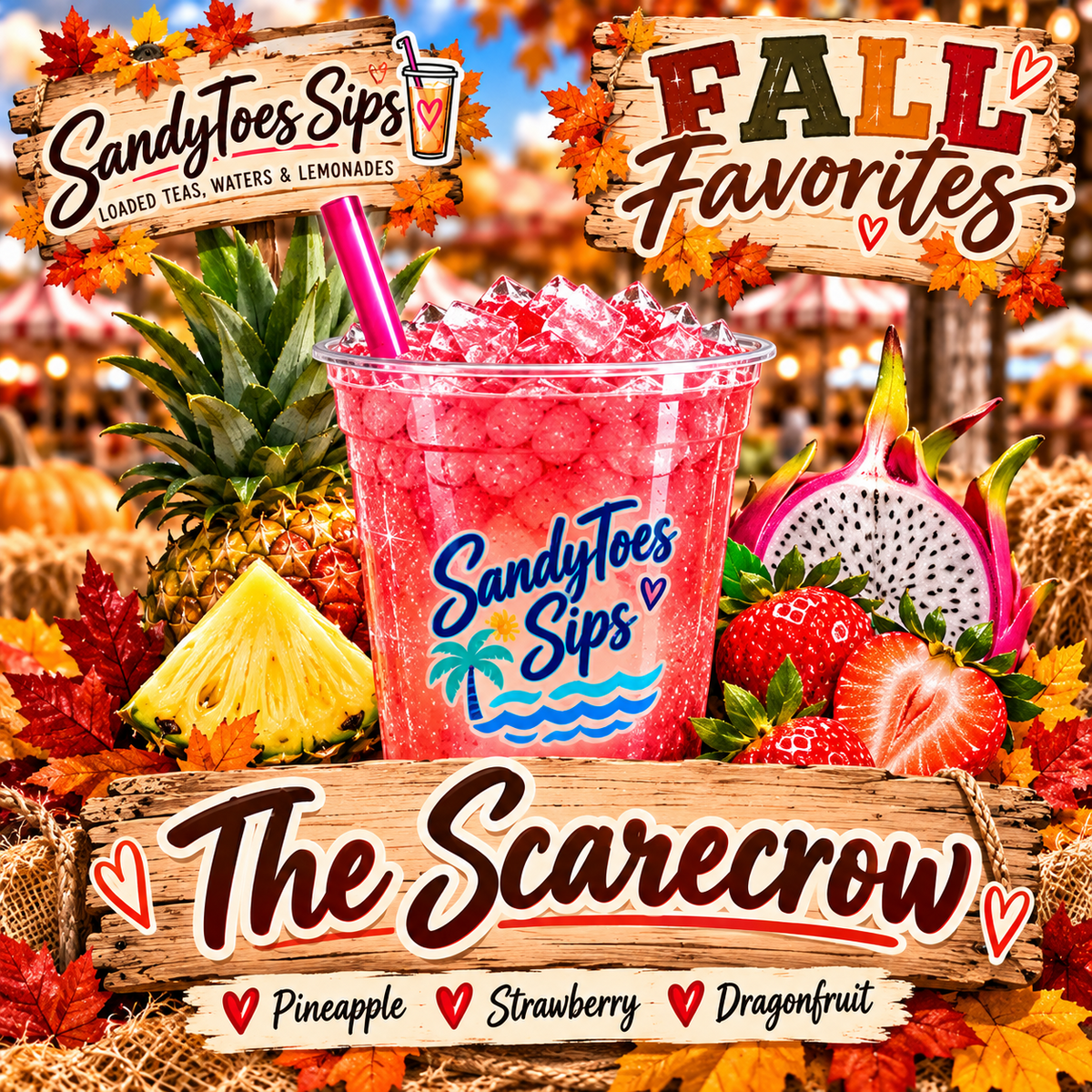 THE SCARECROW Loaded Tea or Loaded Water  Sugar Free Gluten Free