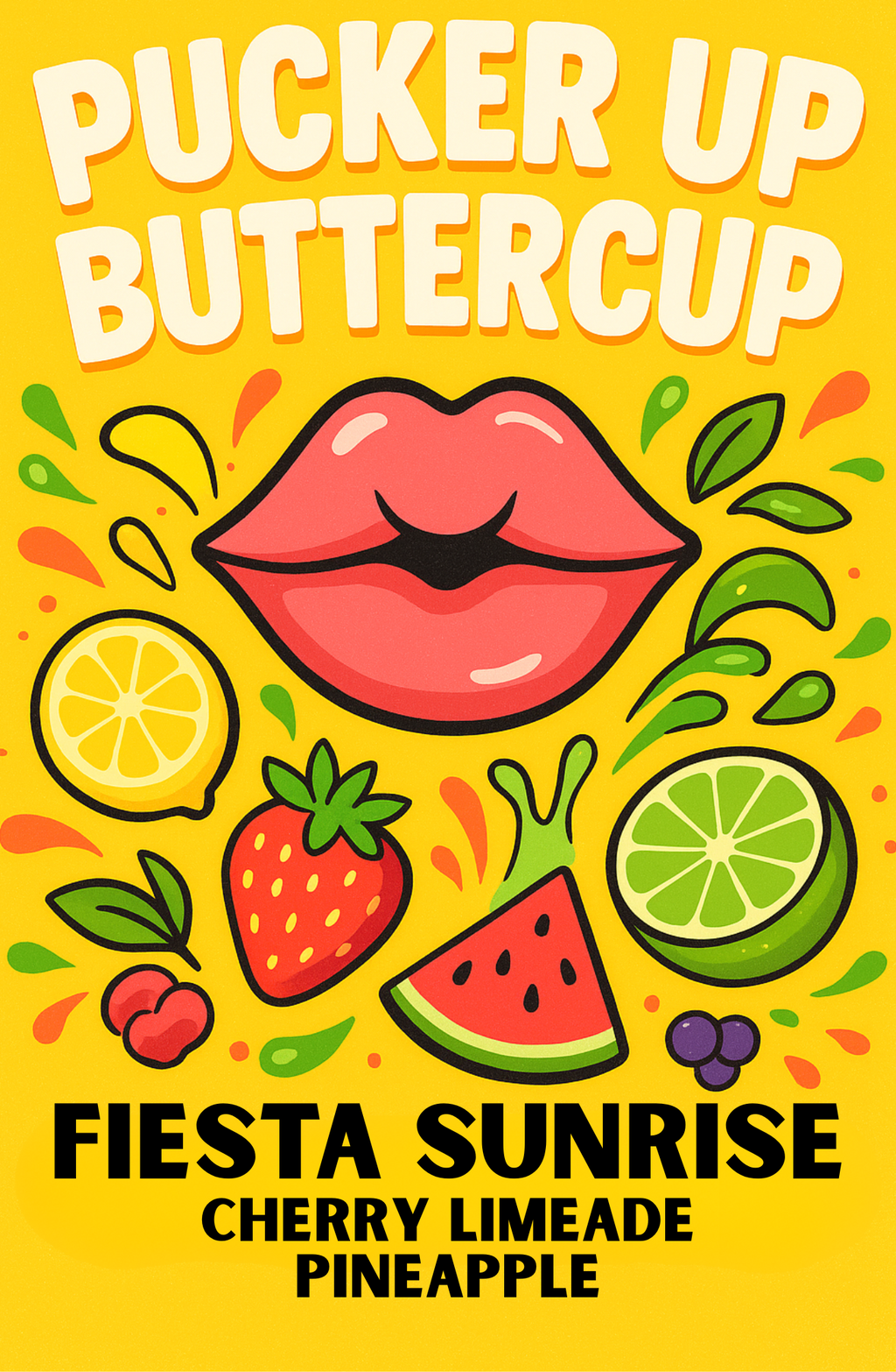 FIESTA SUNRISE Loaded Tea or Loaded Water  Sugar Free Gluten Free