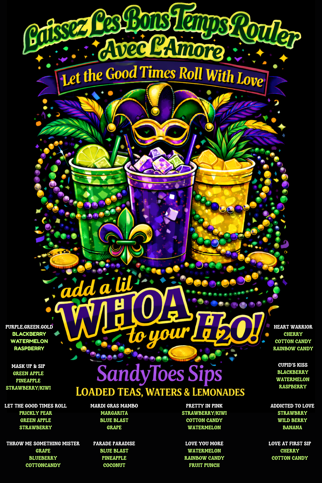 💜💚💛 Laissez Les Bons Temps Rouler Avec L’Amore BUNDLE 💘🎭