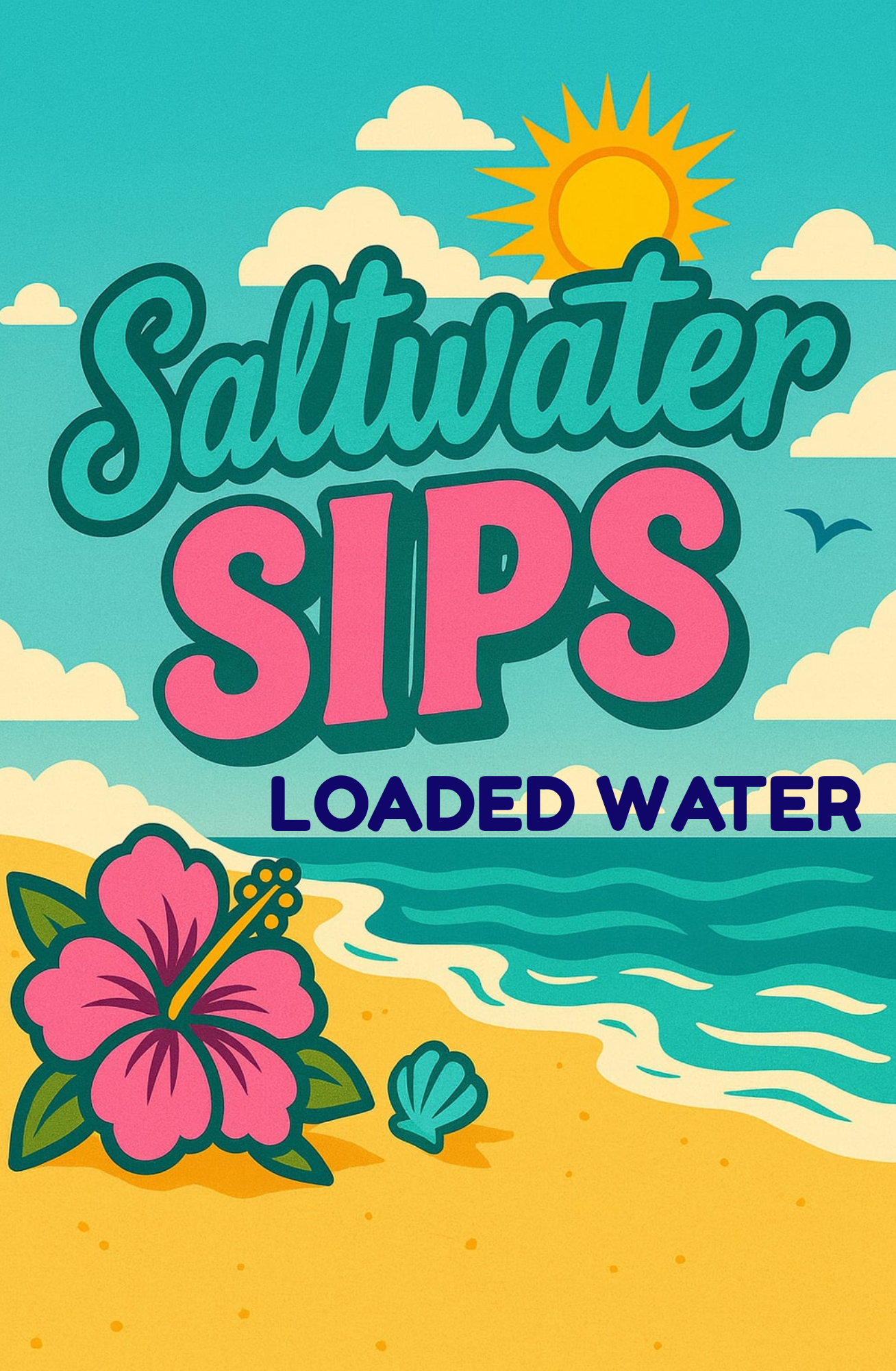 SALTWATER SIPS BUNDLE Loaded Tea or Loaded Water  Sugar Free Gluten Free