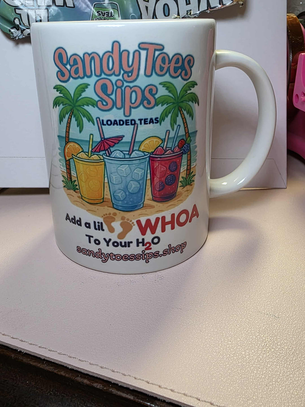 SANDYTOES SIPS COFFEE MUG & TOASTY TOES BUNDLE