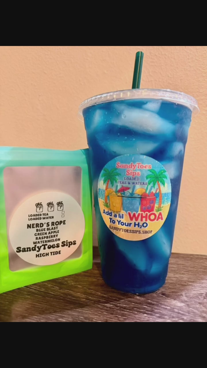 NERD'S ROPE Loaded Tea or Loaded Water  Sugar Free Gluten Free