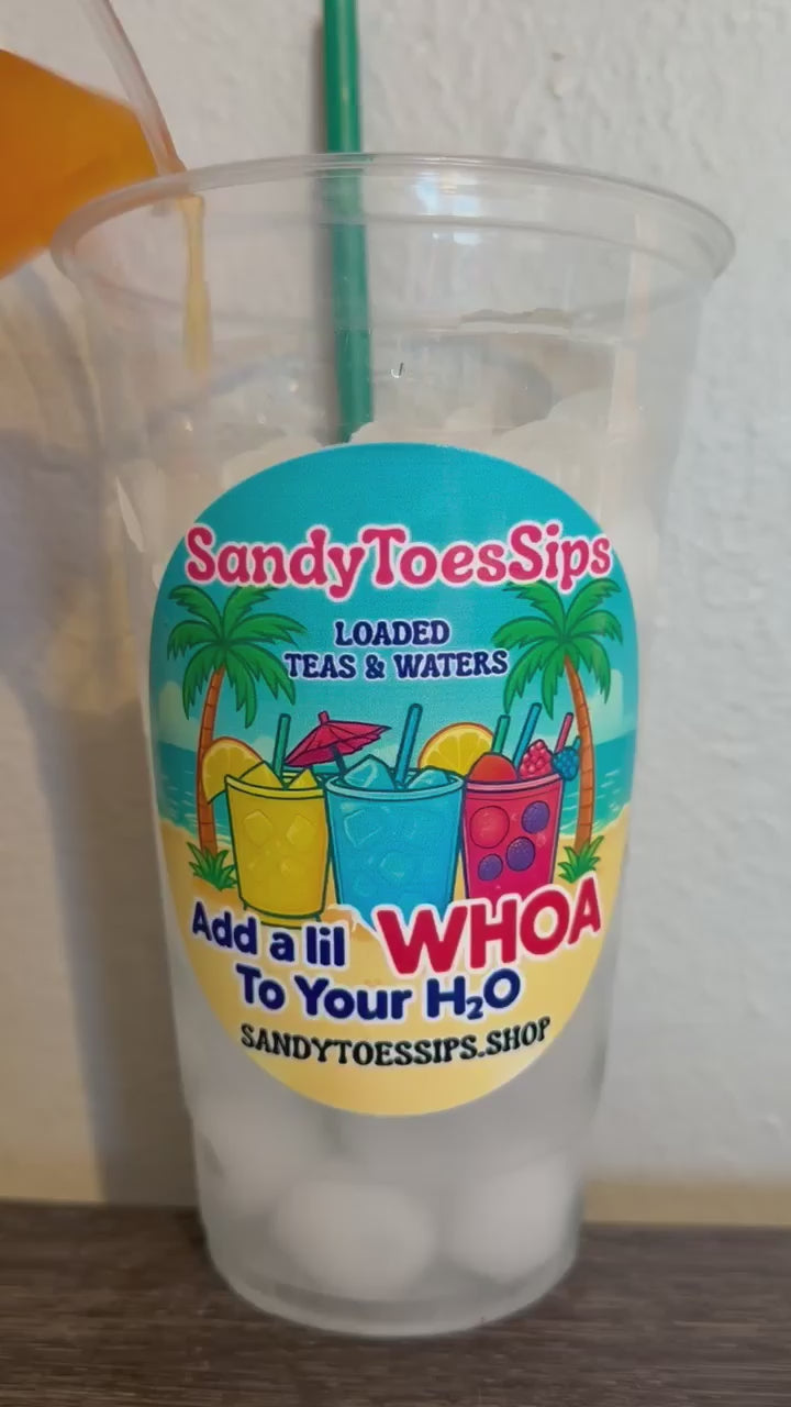 ORANGE YOU FANCY Loaded Tea or Loaded Water Sugar Free Gluten Free