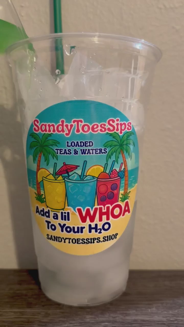 SHOCK TART Loaded Tea or Loaded Water  Sugar Free Gluten Free