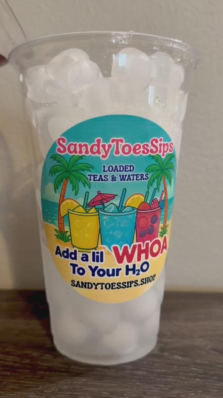 RED JELLY BELLY  Loaded Tea or Loaded Water  Sugar Free Gluten Free