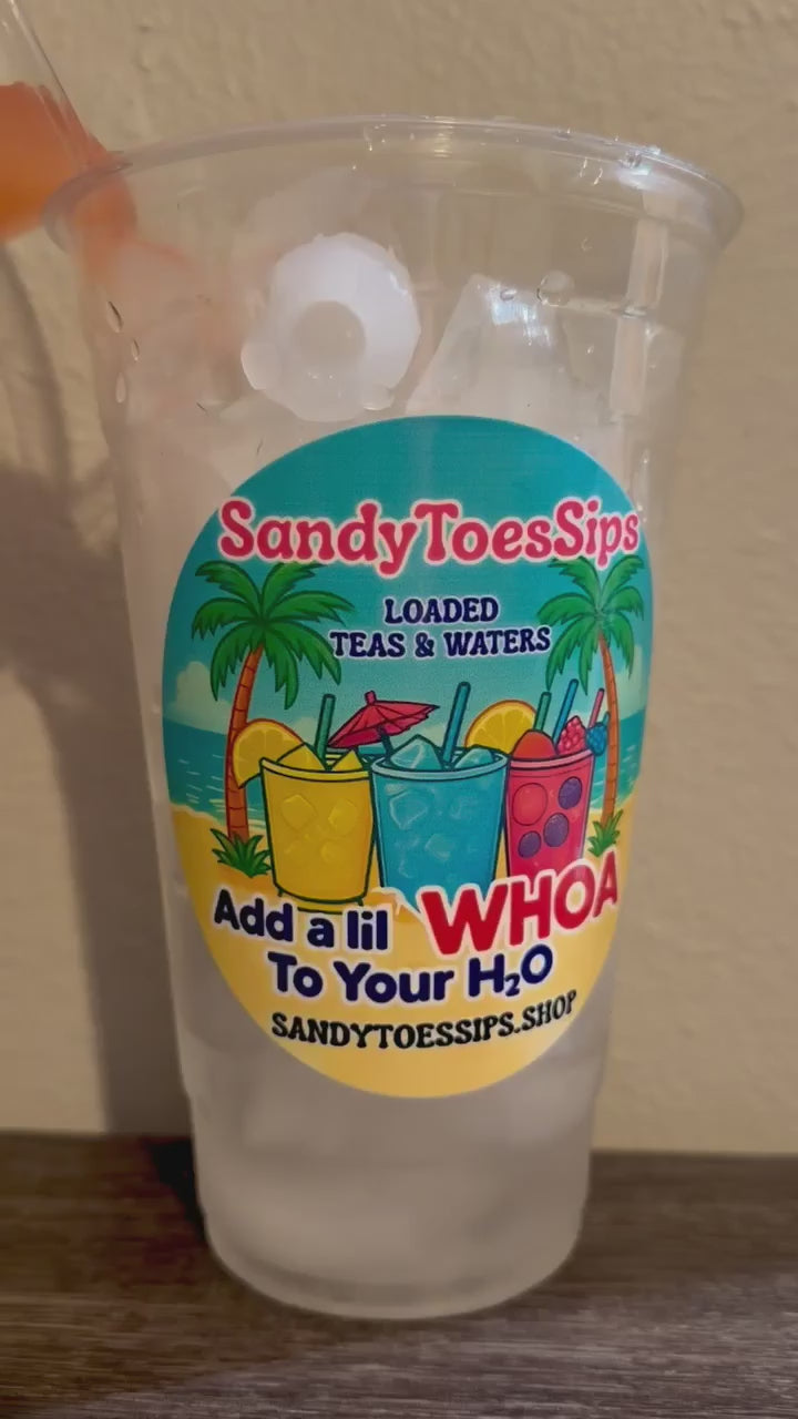 CHERRY LIME SOUR POP Loaded Tea or Loaded Water  Sugar Free Gluten Free